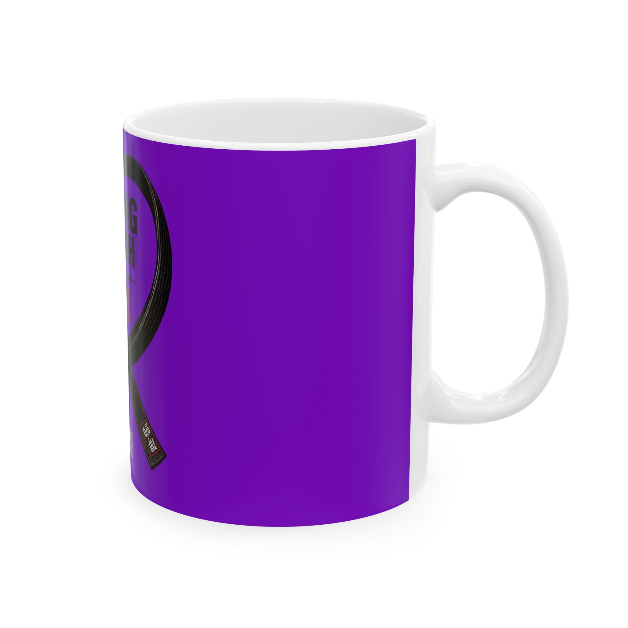 Strong Enough To Be Kind Ceramic Mug -  Martial Arts Black Belt Inspirational Coffee Cup