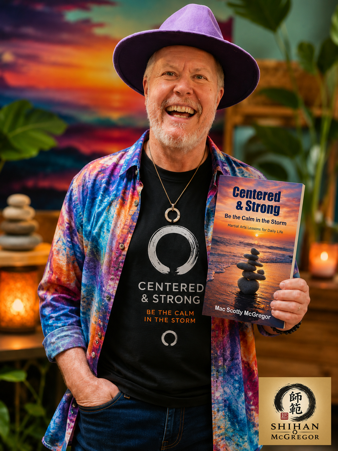 Centered & Strong Tee — "Be the Calm in the Storm" Inspirational Graphic T-Shirt