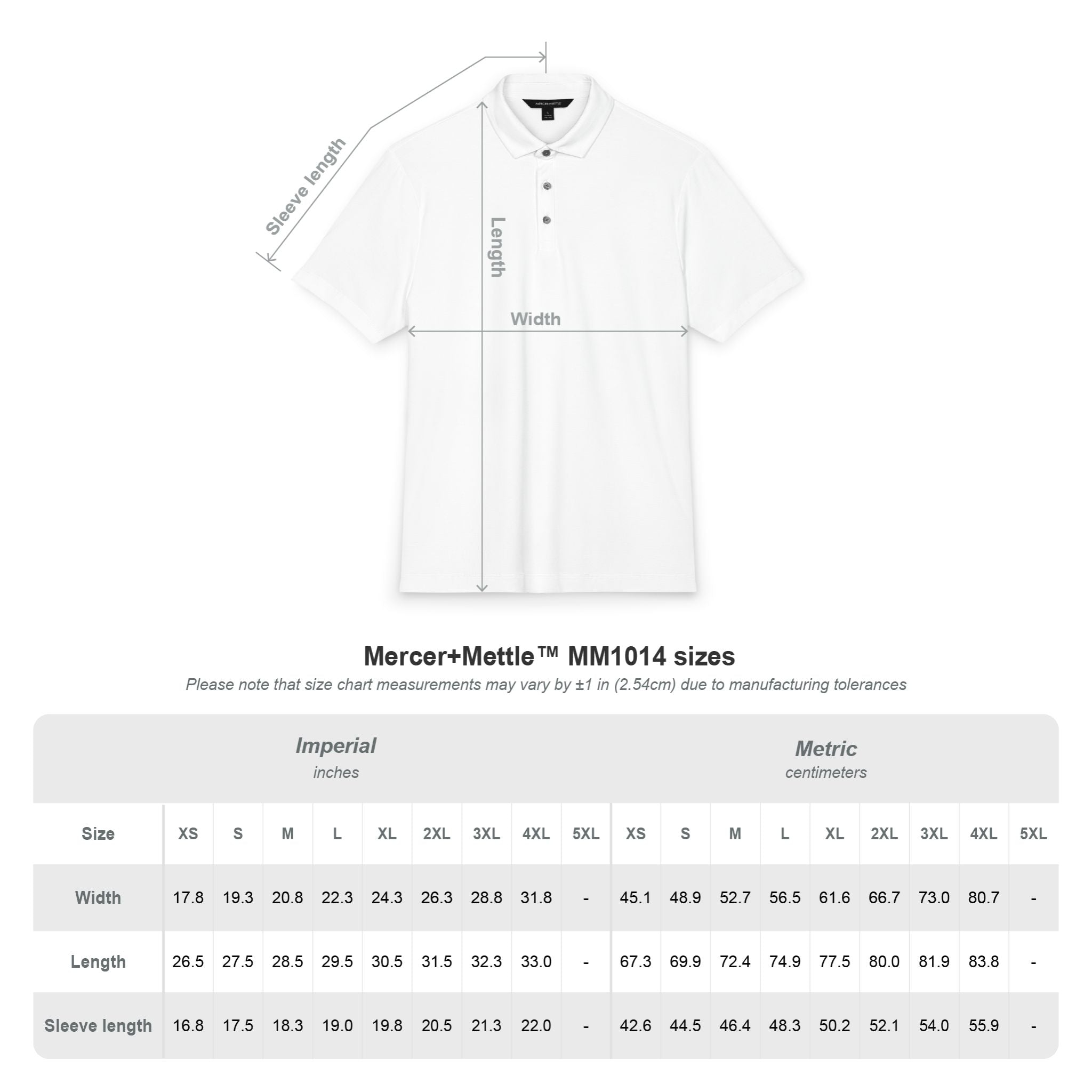 Centered & Strong Polo — Men's Stretch Jersey Polo