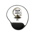 Calm Is a Choice Ergonomic Mouse Pad with Wrist Rest – Zen Stones Desk Accessory