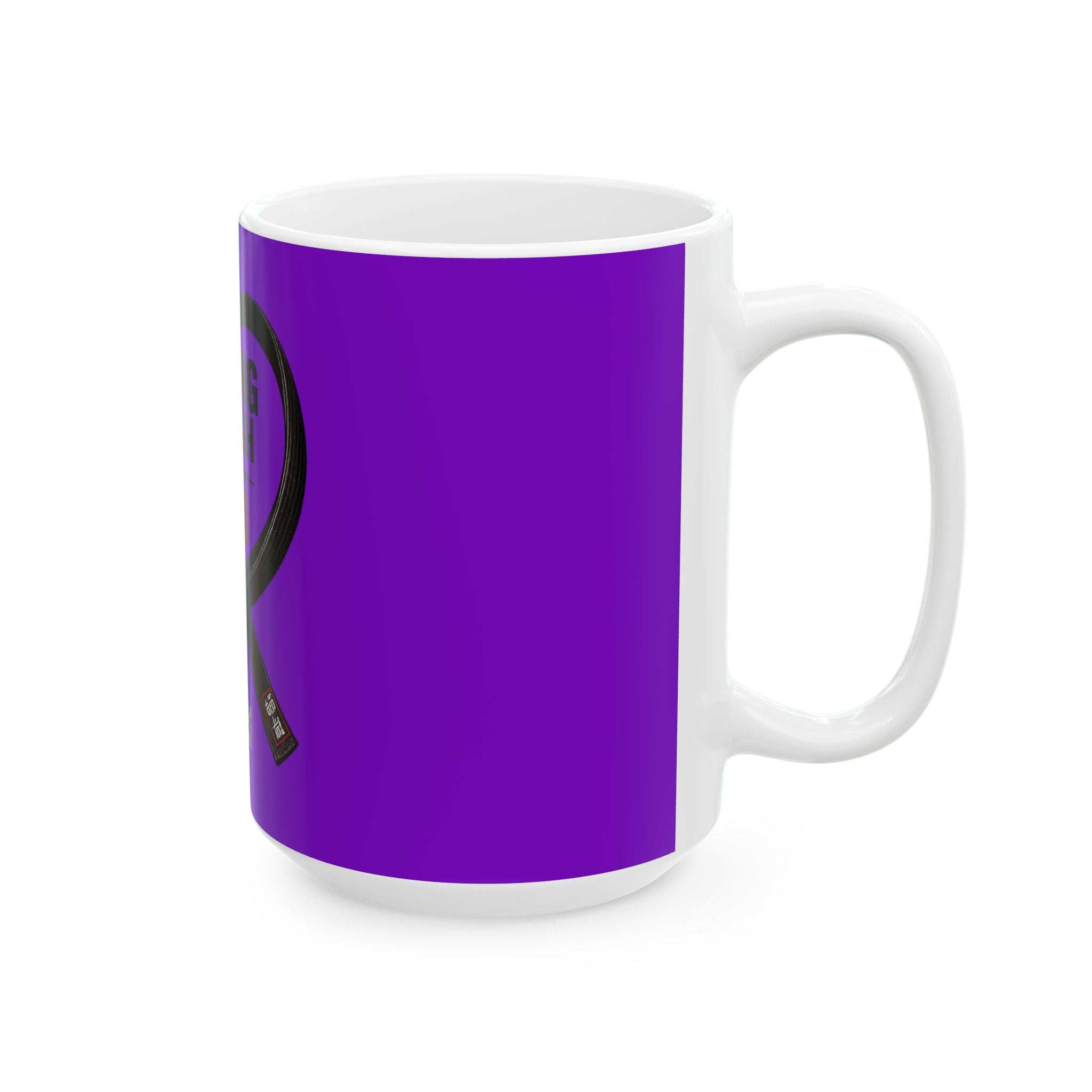 Strong Enough To Be Kind Ceramic Mug -  Martial Arts Black Belt Inspirational Coffee Cup