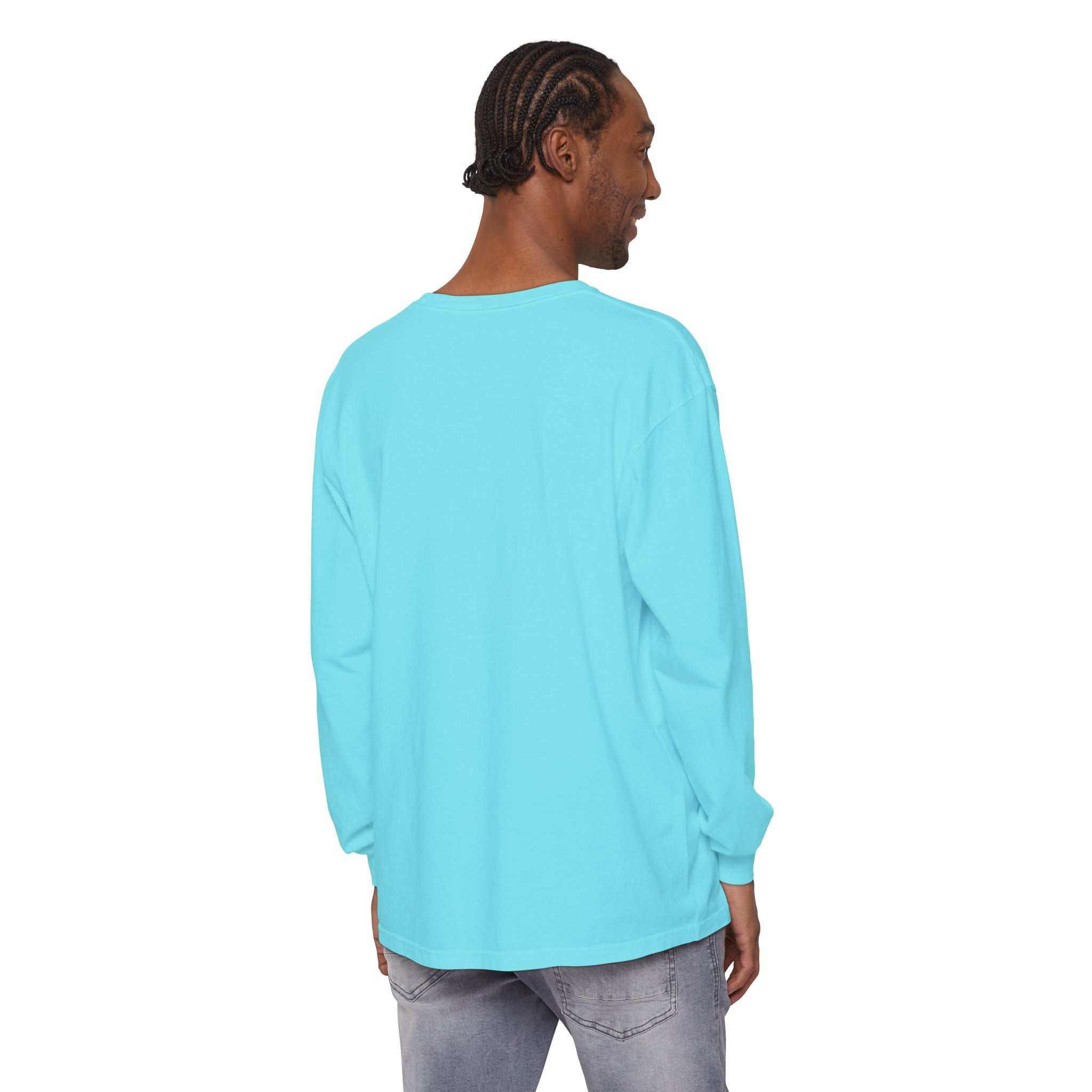 Calm Is a Choice Long Sleeve Tee — Zen Stack Stones & Bamboo Relaxation Shirt