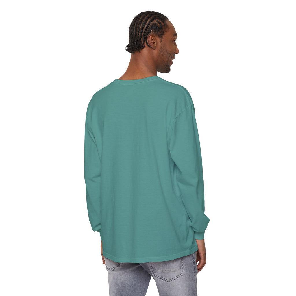 Calm Is a Choice Long Sleeve Tee — Zen Stack Stones & Bamboo Relaxation Shirt