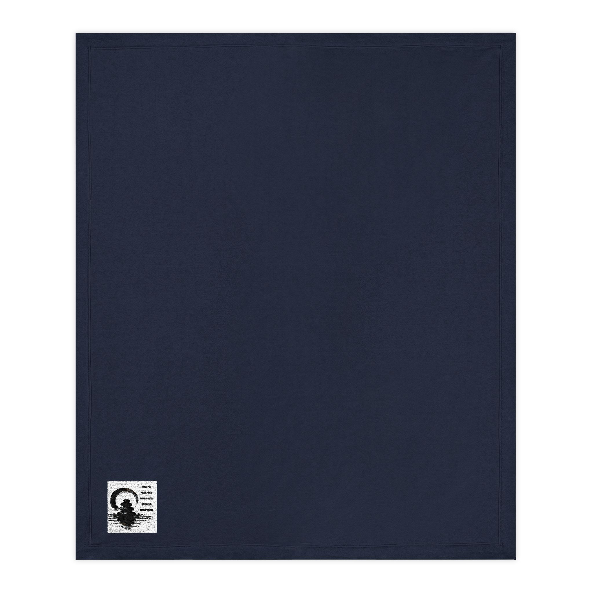 Embroidered Stadium Blanket — Cozy Game Day Throw with Team Patch